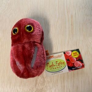 Flesh Eating Disease plush stuffed toy by GIANT Microbes Streptococcus Pyogenes